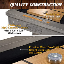 Barrington Billiards Aurora Outdoor Shuffleboard Table Gray/Light Wood Grain