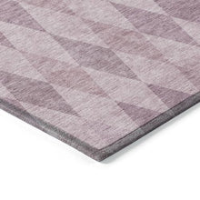 HomeRoots 9' x 12' Blush Geometric Washable Non-Skid Indoor Outdoor Area Rug Blush