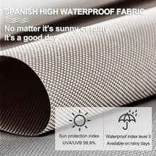 Patio Awning Retractable, Motorized Electric Sun Shade Awning with LED Light, Remote Control, Waterproof UV/Heat Resistant, Deck Canopy Balcony Sunsetter, Commercial Grade,20x10FT