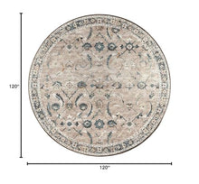 Dalyn Jericho JC4 Soft Round Rug 10' x 10' Taupe