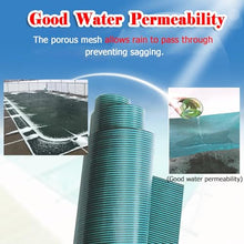 CHZDPP Professional Winter Pool Covers with Anchors & Installation Hardware, Reinforced Edges Round Inground Pools Safety Cover, High Density Mesh(11.2m/36.7ft)