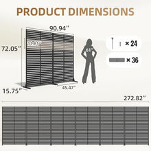 Trygoal 72" Privacy Screen Outdoor Privacy Fence Panel for Patio