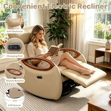 Power Electric Recliner Chairs for Adults with 260° Swivel/Rocker