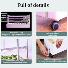 FLTRGO Hydroponic Growing System, 4 Layer Indoor Planting Kit, with Automated LED Grow Lights, 64 Seeding Sites, Water Pump, Vertical Hydroponic Tower Shelf
