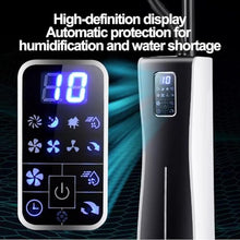 BMPAALN Misting Fan,Oscillating Misting Fan Oscillating Pedestal Fan With Mist For Home, 3 Speeds Water Mist Cooling Spray Fan, With 8H Timer And Remote Control