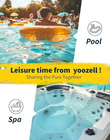 Yoozell PLFPA200S Pool Filter Replaces for C-9442, Filbur FC-1267, PA200S, Hayward CX200XRE, C200S, Ultral-D5, C1900 C2002, Darlly 12001, 200 Sq.Ft Swimming Pool Filter Cartridge, 4 Pack