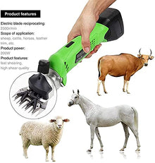 GagalU Sheep Shears Cordless, Charging Wireless Electric Shearing Shears Clippers, 6500mah Lithium Battery