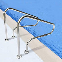 Pool Handrail Handle Grab Rails Swimming Pool Rail Pool Railing 2Pcs Humanized Pool Rail,Swimming Pool Handrail Proof Safety Handrails for Inground Pool Entry