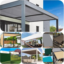 XBTGS 3.6 x 6.5m Cream Sun Shade Sail for Greenhouse Garden with Eyelets and Mounting Ropes Breathable Anti,Cream Color-4x9.5m,Cream Color-4x9.5m