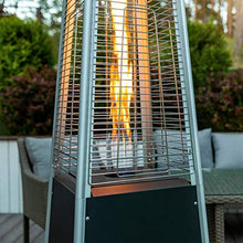 AIZYR Waterproof Outdoor Garden Gas Heater with Temperature Control Flameout Switch/Wheels for Balcony, Courtyard, Garage, Patio