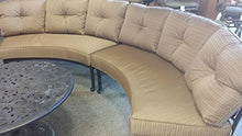 theWorldofpatio Elizabeth Cast Aluminum Powder Coated 3pc Curved Sofa Seating Set - Antique Bronze Finish