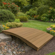 Keystone Amish Co. Pressure Treated Pine Plank Garden Bridge, 4' x 12', Unfinished