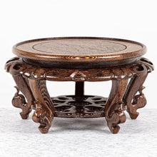 QUANGJN Pcs Plants Saucers Mahogany Flower Table Flower Stand Base Flower Pot Vase Buddha Statue Crafts Ornament Base Solid Wood Tray Plant Pot Saucers,