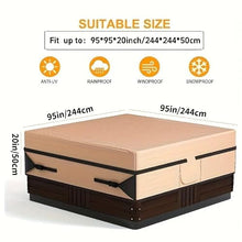 IGZVMBO Pool Accessories Pool Cover Hot Tub Cover - Cover for Hot Tub Heavy Duty 600D Hot Tub Covers Replacement PU Oxford Cloth