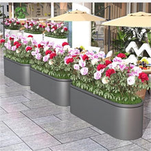 Outdoor Planter Box Landscape Flower Bed Planting Trough Flower Box