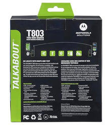Motorola Solutions Talkabout T803 FRS Two Way Radio 8 Pack Blue/Black