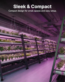 Sunco 6 Pack 4FT Full Spectrum LED Grow Lights, 80W, Super Bright