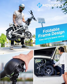 HOVERFLY H3 16" Folding Electric Bike 500W Black