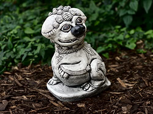 OLOMA Funny dragon ornament Stone garden dragon Baby dragon decor Mythical dragon sculpture Cement dragon statue Unique vintage dragon Lovely gift Large cement dragon statue Garden dragon sculpture