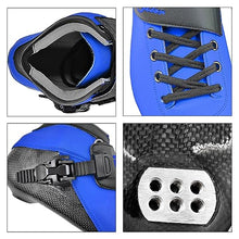 PASENDI Carbon Fiber Inline Speed Skates 4x110 Wheels Blue