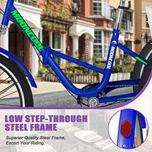 DoCred Adult Folding Tricycle 7-Speed Blue