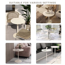 Modern Pub Table Round Small Bar Table for Apartment Balcony Snack Tables for Bedroom Lounge Area Club Patio Office Coffee Shop - White(White,A-70x70x104cm)