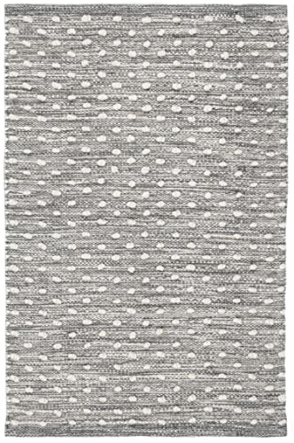 Dash & Albert Handwoven Hobnail Indoor/Outdoor Rug 6x9 Feet Grey