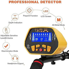 Professional Metal Detector for Adults & Kids, Waterproof Search Coil, LCD Display, High Accuracy Treasure Finder