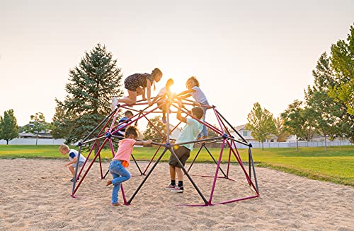 Lifetime Geometric Dome Climber Jungle Gym 5.5' x 11' Berry & Brown