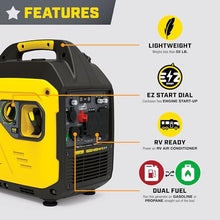 Champion 4000-Watt Dual Fuel RV Ready Portable Inverter Generator