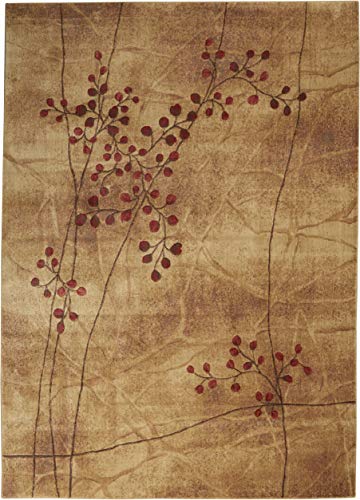 Nourison Somerset Rustic Area Rug 9'6" x 13' Latte