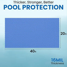 Sun2Solar Solar Pool Cover 16 Mil | 20 x 40 Ft Blue