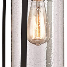Westinghouse Grandview One-Light Outdoor Pendant, Oil Rubbed Bronze Finish with Highlights and Clear Seeded Glass 2 Pack