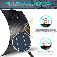 AUECOOR 600 Watts Solar Panel Wind Turbine Generator with 6 Blade Kit Hybrid System:2pcs 100W ETFE Flexible Monocrystalline Solar Panel,400W Wind Turbine