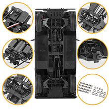 BEEZRC 1/12 RC Crawler HMMWV H1 Alpha Offroad Remote Control Car Yellow