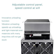 TsoLay Bird Feed Blown Shell Splitter, Birds Feed Wind Sheller Selection Screening Machine with Adjustable Speed Fan, 60-80 Kg/Hour, Stainless Steel, for Millet, Miscellaneous Grains, Rice, Beans