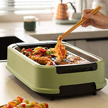 AFPSDLFJDLS Smokeless Electric Pan Grill Household BBQ Raclette Non-stick Griddle For Family Party