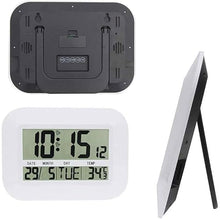 SWDIIWB ABS Household Wall-Mounted Alarm Clock Large Screen Display Indoor Thermometer