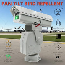 ALSUP Bird Scarer 360° Rotation, Heavy Rainproof Auto-Cruise, Adjustable Trajectory Outdoor Bird Deterrent for Farm Orchard Industrial Use B