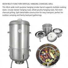 SHENGSHIYU 3 in 1 Smoker,Outdoor Grills & Smokers,3 Cooking Modes