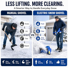 Electric Snow Shovel, Cordless Snow Removal Tool with Battery