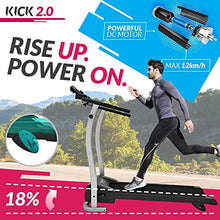 Bluefin Fitness KICK 2.0 High-Speed Folding Treadmill Black
