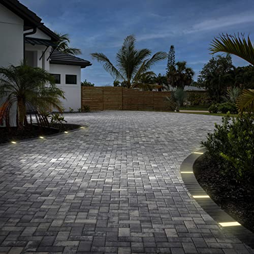 LUMENGY Paver Light 4x8 Inch 2700K Warm White Brick Lighting (8-Pack)
