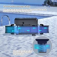 Erxewim Self-Cleaning Salt Chlorine Generator, 25000 Gal Salt Water Pool Chlorination System for Swimming Pools, App Control, Smart Digital Panel(50g/h)