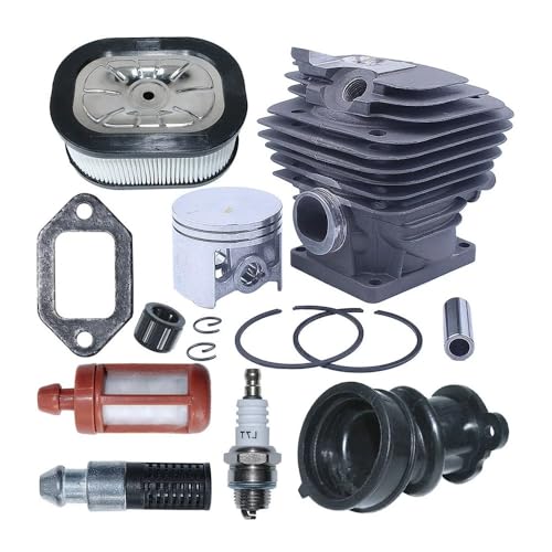 LMchUY 52mm Nikasil Cylinder Piston Ring Kit for Sti MS461 MS 461 1128 020 1250 Chainsaw Replacement Spare Parts Parts