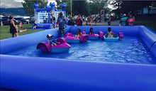 Banfluxion Inflatable Pool 236x236x26in with 800W Blowers Blue
