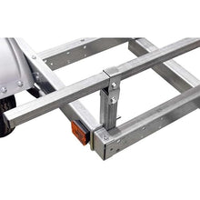 Malone EcoLight 2-Boat V-Rack Kayak Trailer Package Silver