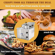 16L Electric Countertop Pressure Fryer,Chicken Fish Pressure Fryer Machine,for Restaurant Snack Shops