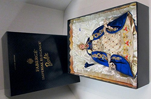 Barbie Faberge Imperial Elegance Limited Edition Porcelain Doll Blue