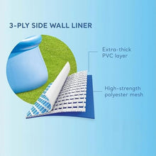 15ft x 48in Round Inflatable Above Ground Pool w/Pump and Solar Cover